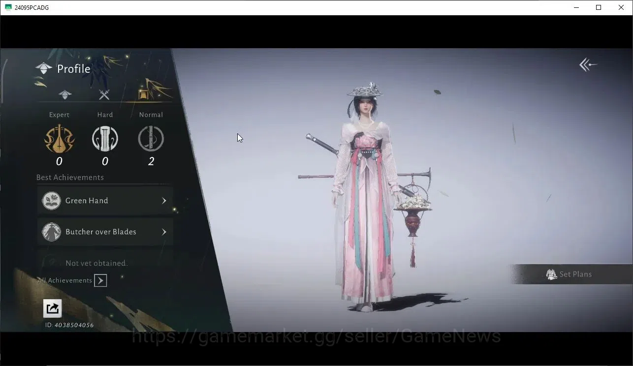 Where Winds Meet Accounts GLOBAL|Lv 5|GS 3676|1 Harmonic Core|Nameless Sword image 5