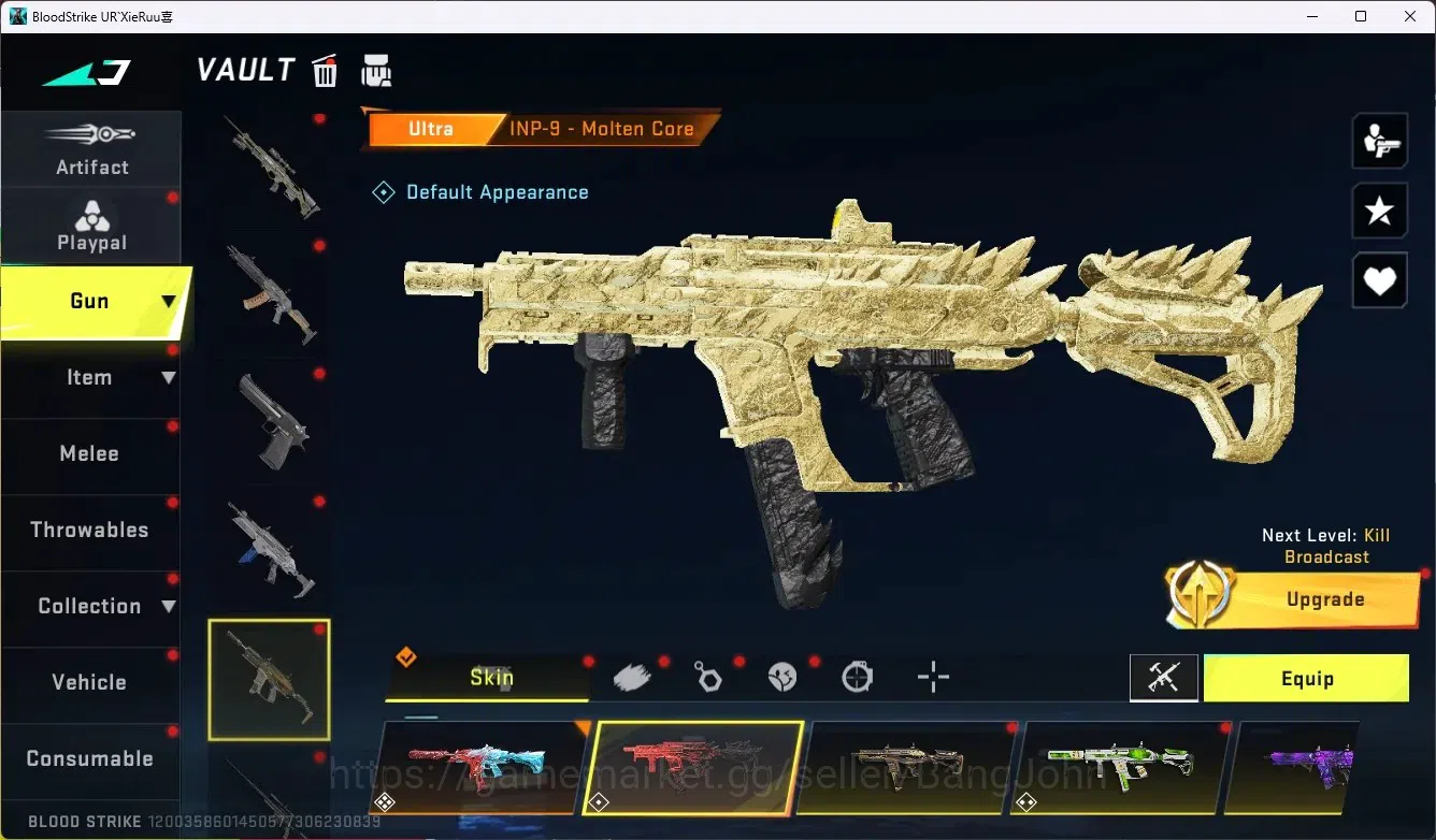 Blood Strike Accounts ASIA |1 EVO Gun|1 Eternal Gun|8 Collab Gun [AOT/TR image 13