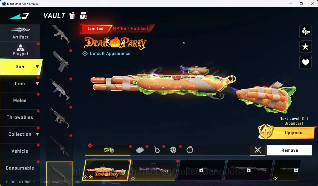 Blood Strike Accounts ASIA |1 EVO Gun|1 Eternal Gun|8 Collab Gun [AOT/TR image 14