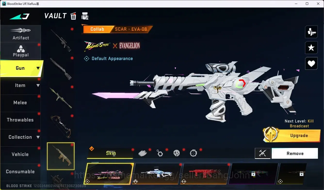 Blood Strike Accounts ASIA |1 EVO Gun|1 Eternal Gun|8 Collab Gun [AOT/TR image 15