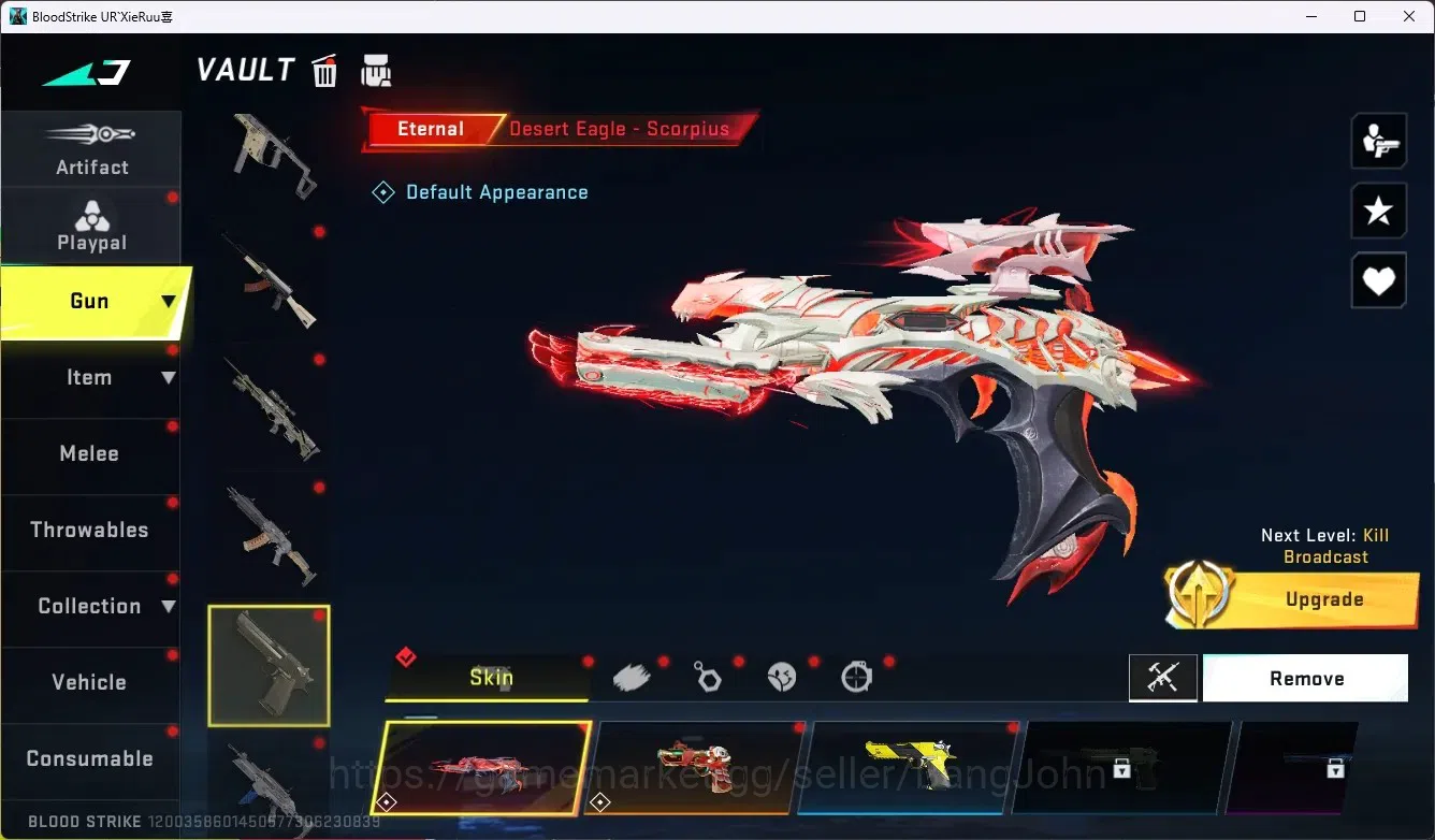 Blood Strike Accounts ASIA |1 EVO Gun|1 Eternal Gun|8 Collab Gun [AOT/TR image 9
