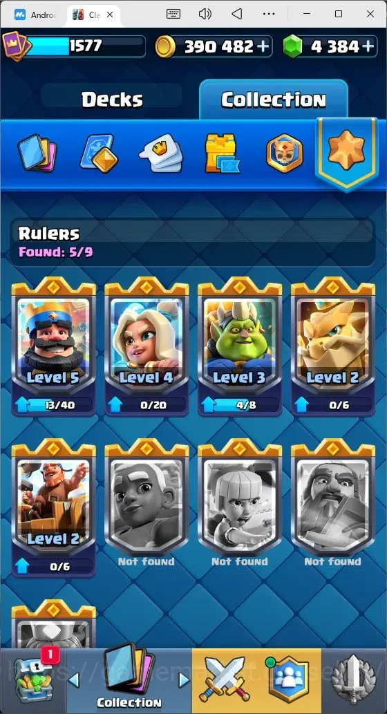 Clash Royale Accounts Mobile |Trophy 12733|14 Max Cards|26 EVO Cards|5 H image 20