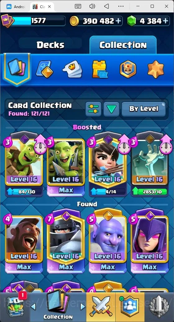Clash Royale Accounts Mobile |Trophy 12733|14 Max Cards|26 EVO Cards|5 H image 3