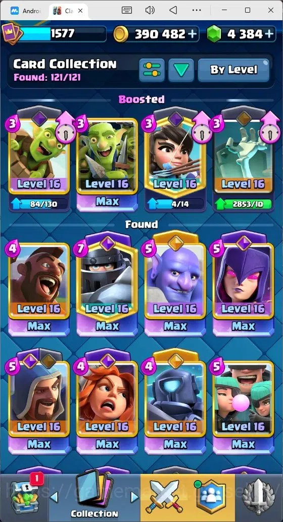 Clash Royale Accounts Mobile |Trophy 12733|14 Max Cards|26 EVO Cards|5 H image 4