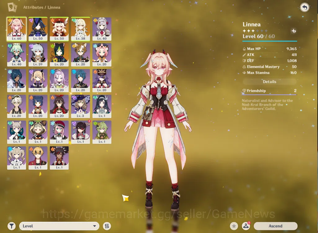 Genshin Impact Accounts ASIA|AR 31|3 Limited+23(*4Character)|Linnea,Clorin image 7