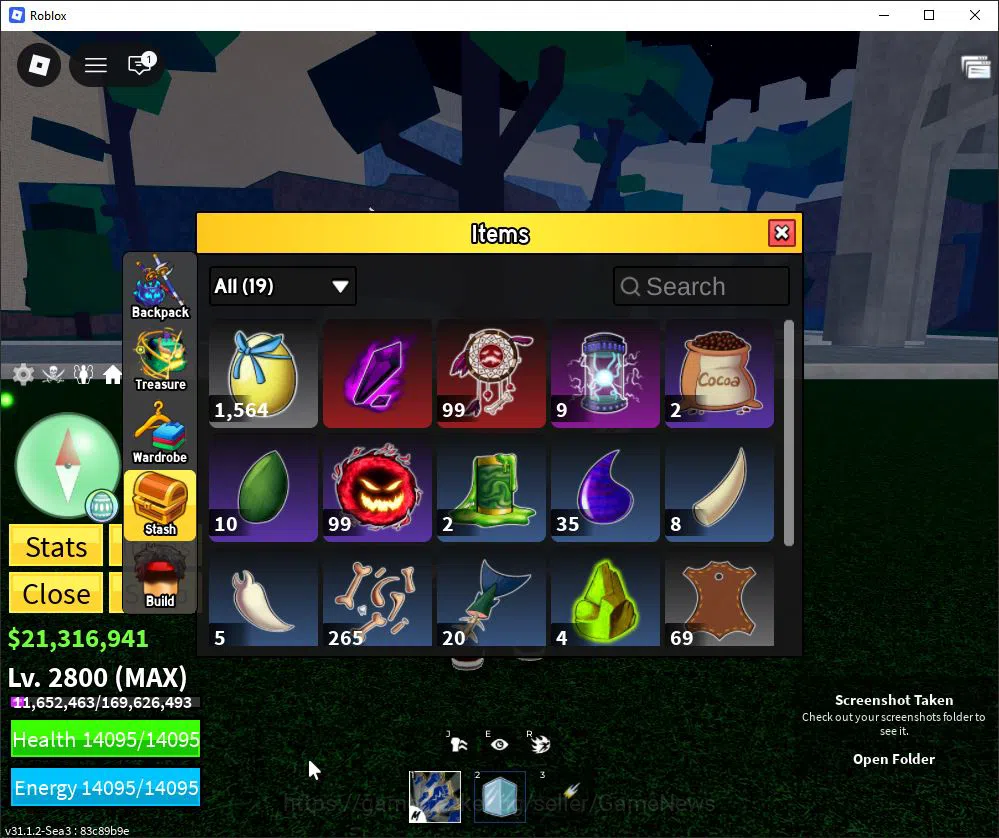 Roblox Accounts Blox Fruit |Lv Max + Ice,GodHuman|21M Beli 32K Frag|2 Myth Weap 3 Legend Fruit |Human V1|Unverif(RBL934) 7