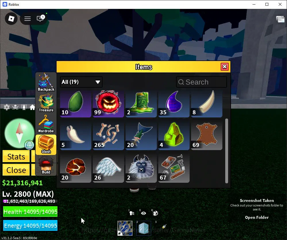 Roblox Accounts Blox Fruit |Lv Max + Ice,GodHuman|21M Beli 32K Frag|2 Myth Weap 3 Legend Fruit |Human V1|Unverif(RBL934) 8