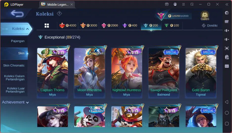 Mobile Legends: Bang Bang Accounts GLOBAL|Hero 132|Skin 393|Lg Johnson,Exo Kagura+Gra image 11