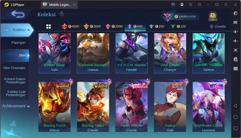 Mobile Legends: Bang Bang Accounts GLOBAL|Hero 132|Skin 393|Lg Johnson,Exo Kagura+Gra image 15