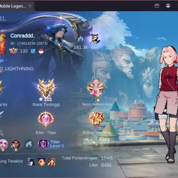 Mobile Legends: Bang Bang Collector GLOBAL|Hero 132|Skin 393|Lg Johnson,Exo Kagura+Gra image 1