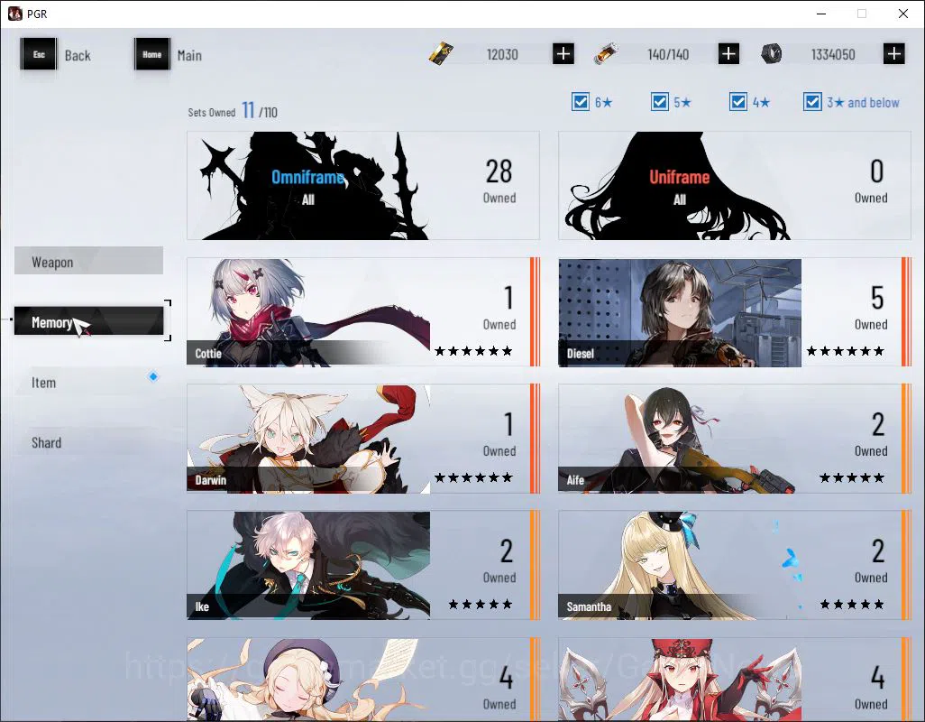 Punishing: Gray Raven Accounts NA | Lv 41 | Ready Gacha | 12K BC+2,8K YC+7,6K Blu image 4