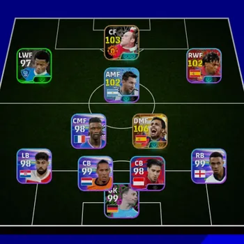 eFootball Accounts Starter Mobile|Starter|PW 2958|Bigtime Rodri|Epic Rooney|Showtime Messi,Neuer|2026|Check SS EFB857Z