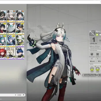 Arknights: Endfield Accounts Asia|Lvl 2|2 SSR 1 Limited + 4(*6 Weap)|(Arcane),Ardelia|Male MC|Log Gryphlink|Check