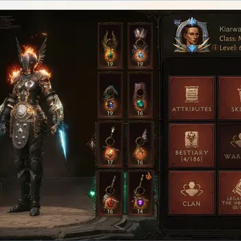Diablo Immortal Accounts High-End NA-Chain Of Honor | 60 (740) Monk-Maledictor | CR 41763 | Reso 765 | Inferno IV