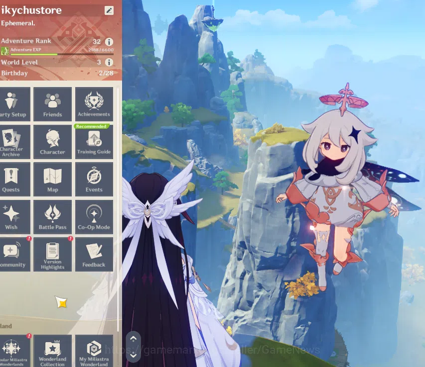Genshin Impact Accounts ASIA|AR 32|2 Limited +15(*4Character)|Columbina,Fl image 2
