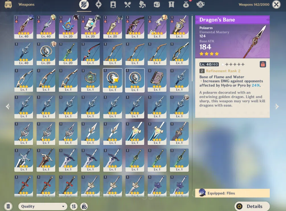 Genshin Impact Accounts ASIA|AR 32|2 Limited +15(*4Character)|Columbina,Fl image 5