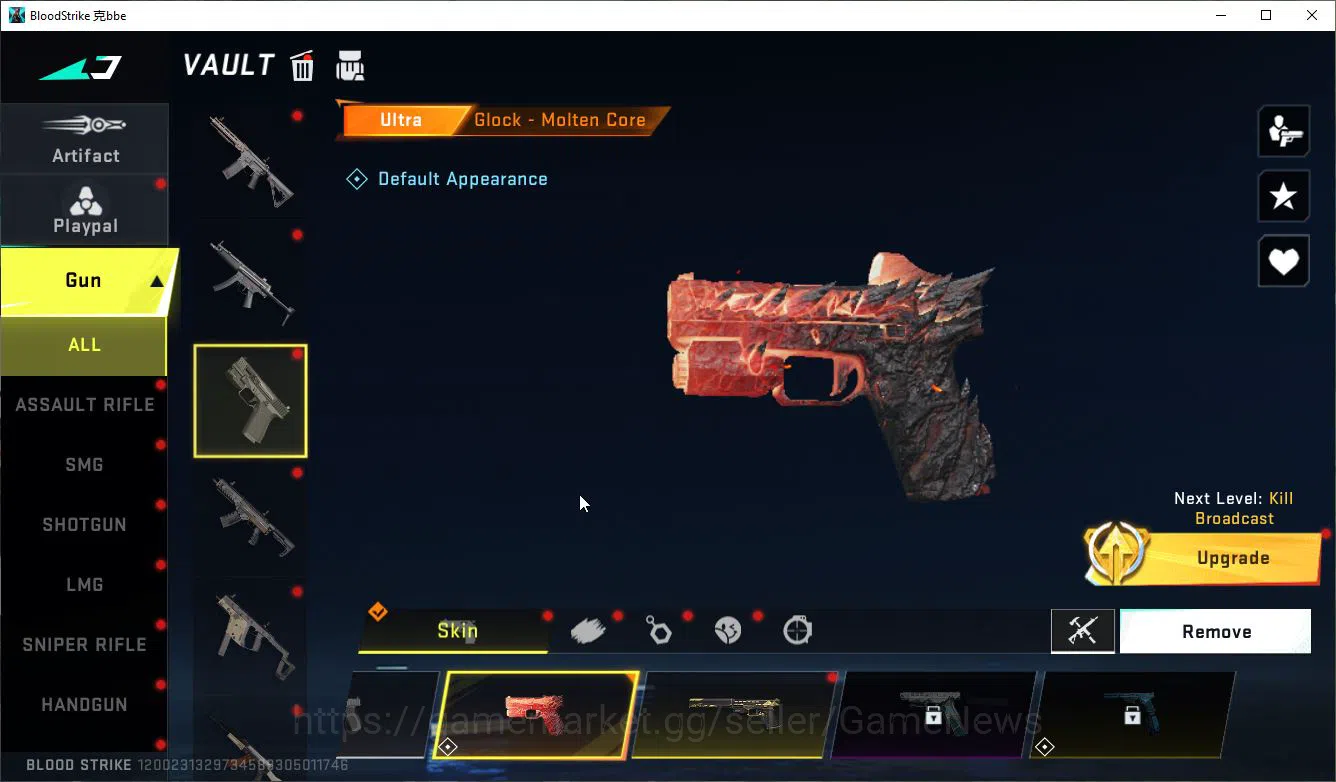 Blood Strike Accounts ASIA|ETERNAL Lv3 Vector,UZI+MELE[BFKnife,DualB,Shu image 14
