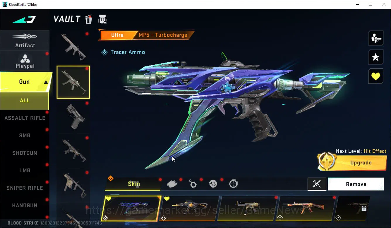 Blood Strike Accounts ASIA|ETERNAL Lv3 Vector,UZI+MELE[BFKnife,DualB,Shu image 16