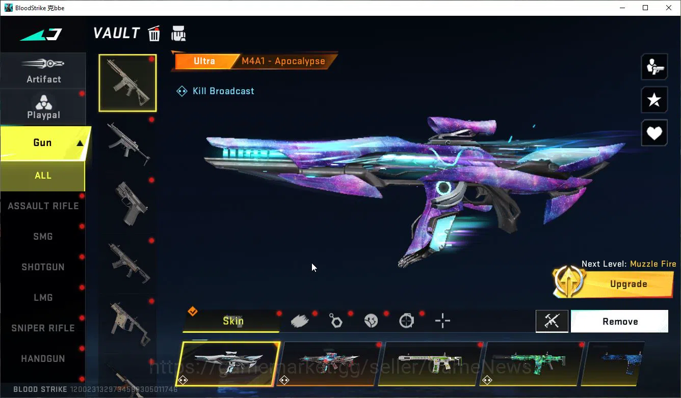 Blood Strike Accounts ASIA|ETERNAL Lv3 Vector,UZI+MELE[BFKnife,DualB,Shu image 18