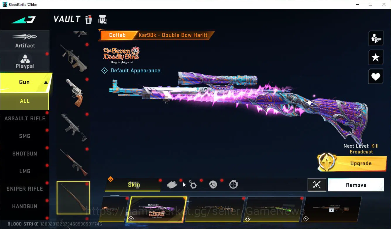 Blood Strike Accounts ASIA|ETERNAL Lv3 Vector,UZI+MELE[BFKnife,DualB,Shu image 20