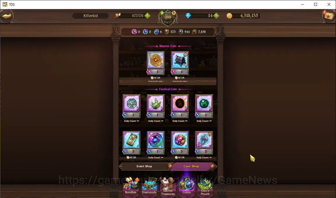 The Seven Deadly Sins: Grand Cross Accounts Asia|7,2M CC|6 LR+14 UR+Many Collab|Cusack2/6,Ludo image 14