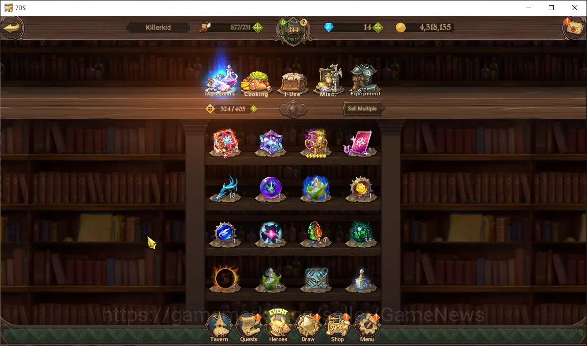 The Seven Deadly Sins: Grand Cross Accounts Asia|7,2M CC|6 LR+14 UR+Many Collab|Cusack2/6,Ludo image 15