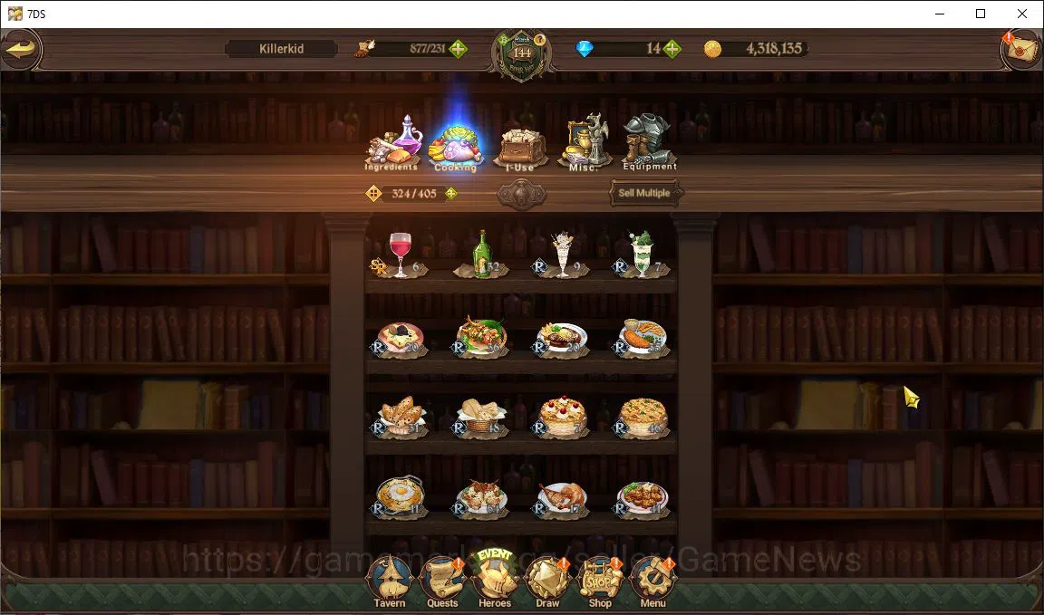 The Seven Deadly Sins: Grand Cross Accounts Asia|7,2M CC|6 LR+14 UR+Many Collab|Cusack2/6,Ludo image 16