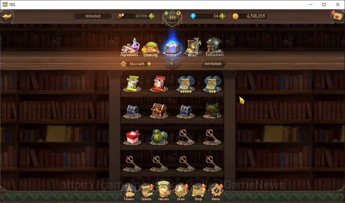 The Seven Deadly Sins: Grand Cross Accounts Asia|7,2M CC|6 LR+14 UR+Many Collab|Cusack2/6,Ludo image 17