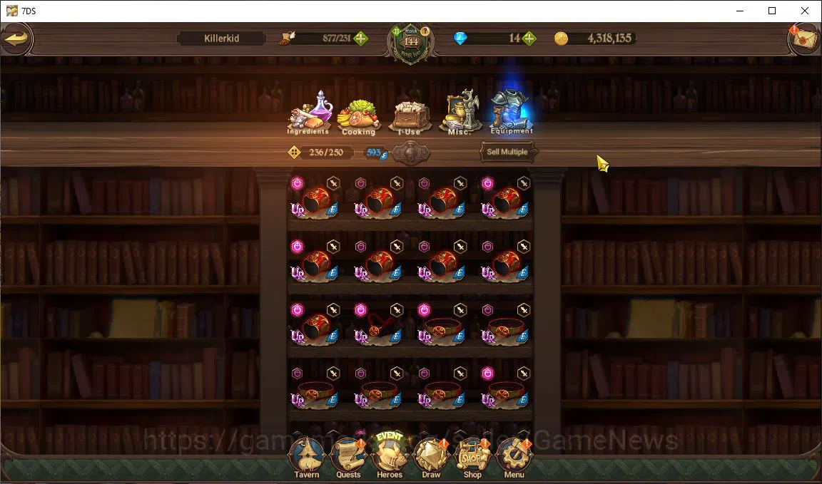 The Seven Deadly Sins: Grand Cross Accounts Asia|7,2M CC|6 LR+14 UR+Many Collab|Cusack2/6,Ludo image 19