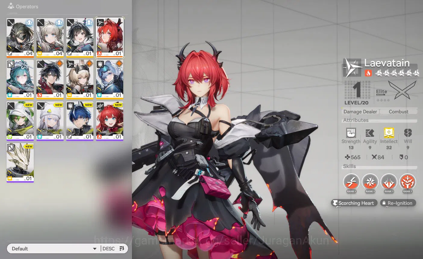 NA/EU Lv2 Day 1| Fresh Starter Laevatain + 6 SR Characters | Female MC |GrypLink |Take Mail| SS (END1139) Arknights: Endfield Accounts NA/EU Lv2 Day 1| Fresh Starter Laevatain + 6 SR Characters | Female MC |GrypLink |Take Mail| SS