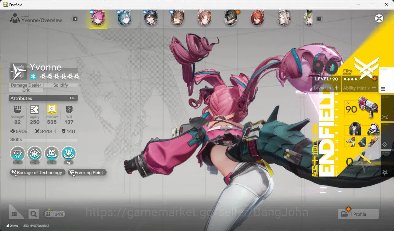 Arknights: Endfield Accounts ASIA | lv 55 | gilberta, yvonn, TANGTANG, Ardelia, image 7
