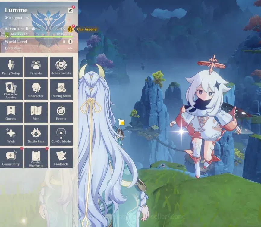 Genshin Impact Accounts Starter ASIA|AR 45|Starter 2 Limited+2(*5 Weapon)|Mavuika+Sign,Zibai|Low Explore|4 1