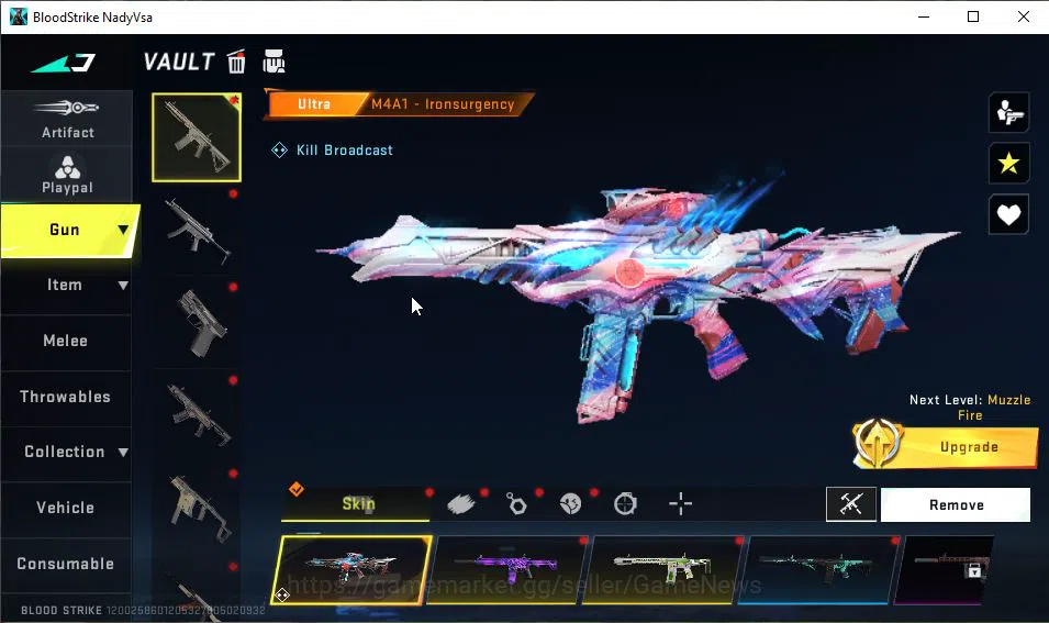 Blood Strike Accounts ASIA|Melee ULTRA Butterfly Knife-Starfall|10 ULTRA image 10