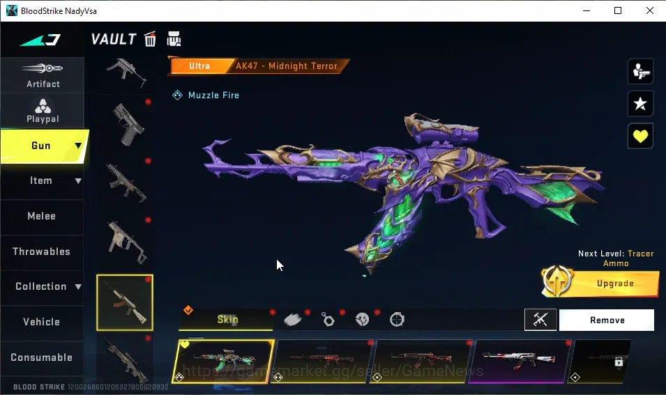 Blood Strike Accounts ASIA|Melee ULTRA Butterfly Knife-Starfall|10 ULTRA image 11
