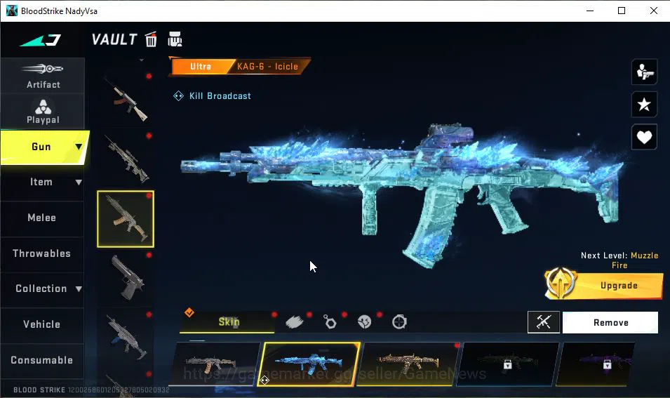Blood Strike Accounts ASIA|Melee ULTRA Butterfly Knife-Starfall|10 ULTRA image 12
