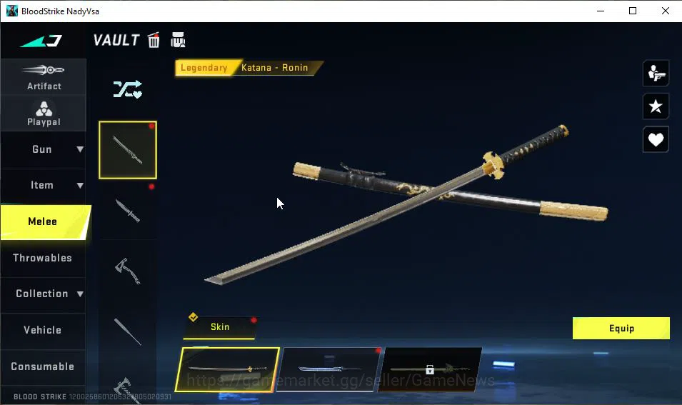 Blood Strike Accounts ASIA|Melee ULTRA Butterfly Knife-Starfall|10 ULTRA image 16