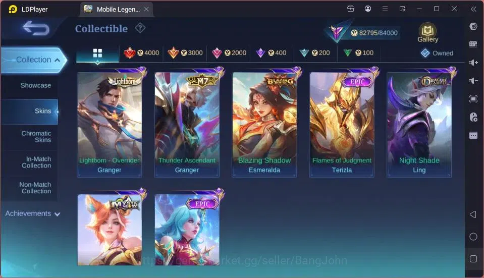 Mobile Legends: Bang Bang Accounts GLOBAL Hero 129 Skin 262 |Ducati Leo|HxH[Harith,Ju image 9