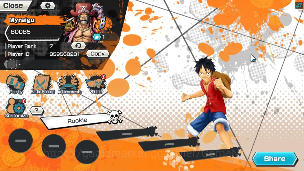 One Piece Bounty Rush Accounts Global|4 EX | T5E St.Jaygarcia Saturn,T4E Marshall image 2