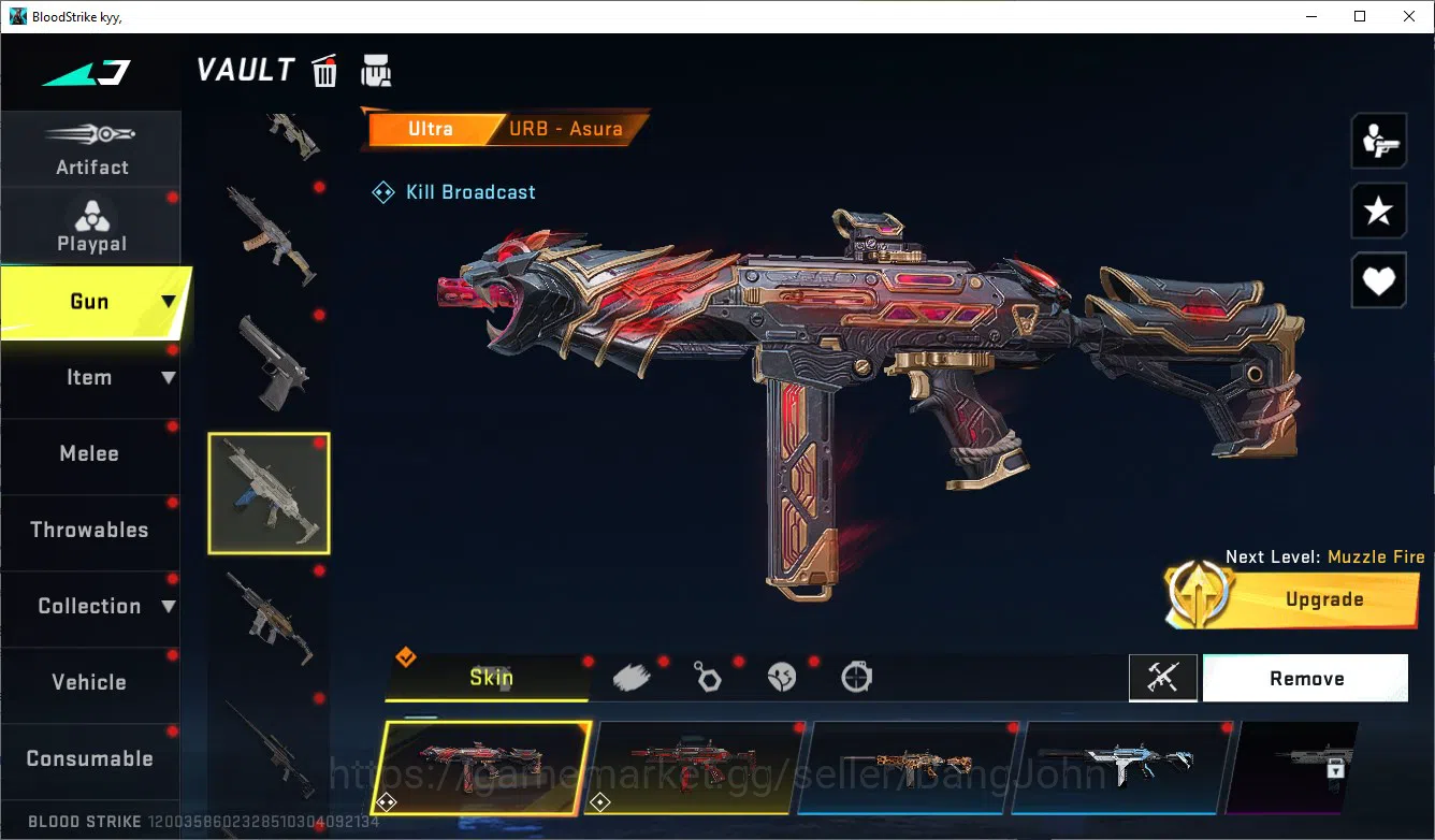 Blood Strike Accounts ASIA | AOT KAG+FAL , Ultra Ran+Jet+Kraken+Nova+Han image 16
