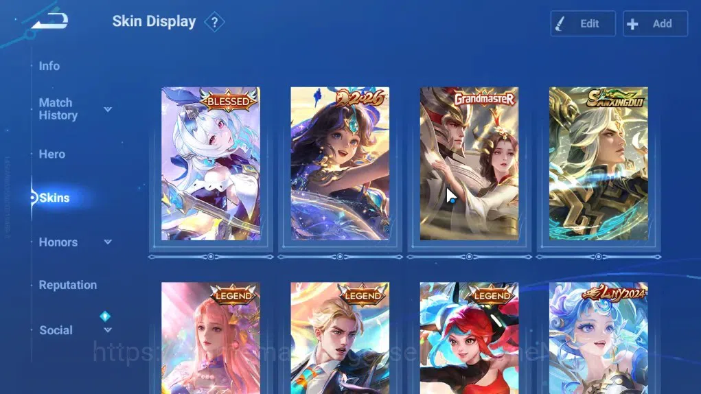 Honor of Kings Accounts Rare Skin Hero112 Skin 201|Lny2026(Dolia)Blessed(Da Qiao)Gm(Gam&Mo)2 Sanxingdui(Hou Yi,Dyadia)3 3