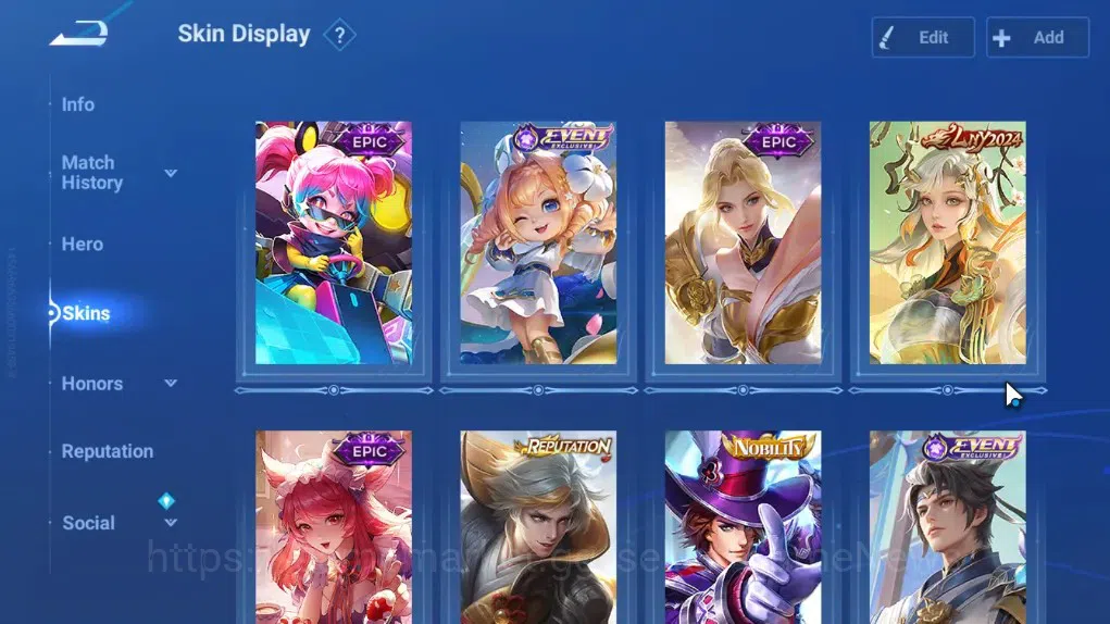 Honor of Kings Accounts Rare Skin Hero112 Skin 201|Lny2026(Dolia)Blessed(Da Qiao)Gm(Gam&Mo)2 Sanxingdui(Hou Yi,Dyadia)3 5