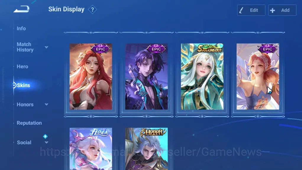 Honor of Kings Accounts Rare Skin Hero112 Skin 201|Lny2026(Dolia)Blessed(Da Qiao)Gm(Gam&Mo)2 Sanxingdui(Hou Yi,Dyadia)3 6