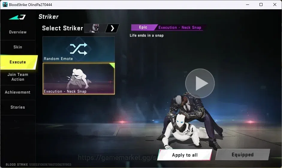 Blood Strike Accounts ASIA | 1 ULTRA MELEE: Lightblade - Dark Force | 1  image 5