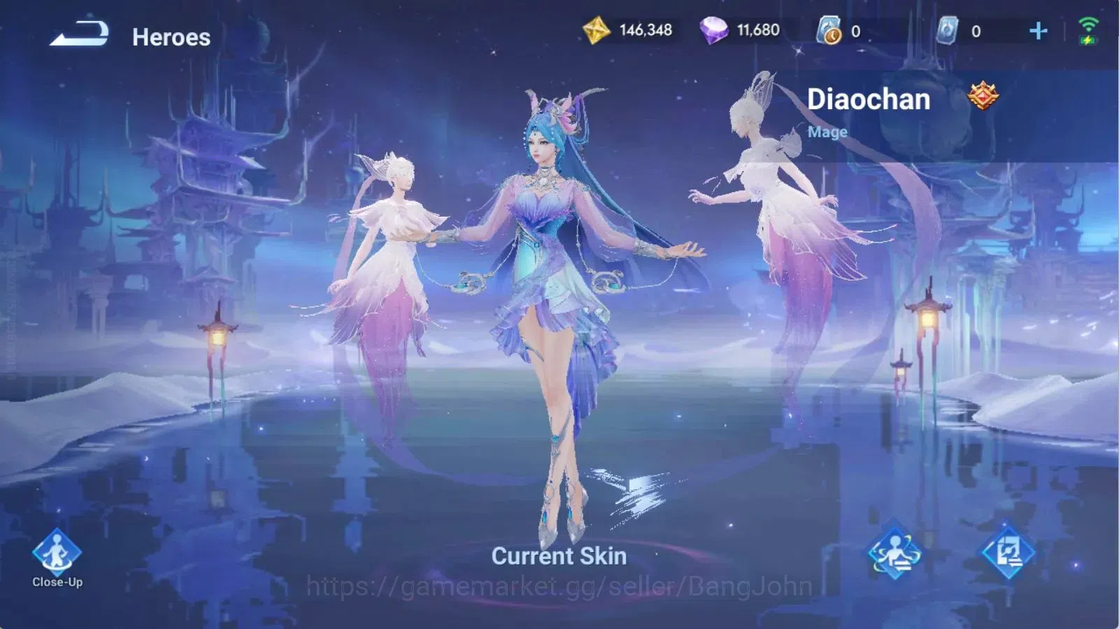 Honor of Kings Accounts Global | 112H 291S | MYTHIC Diaochan, MYTHIC Mulan image 14