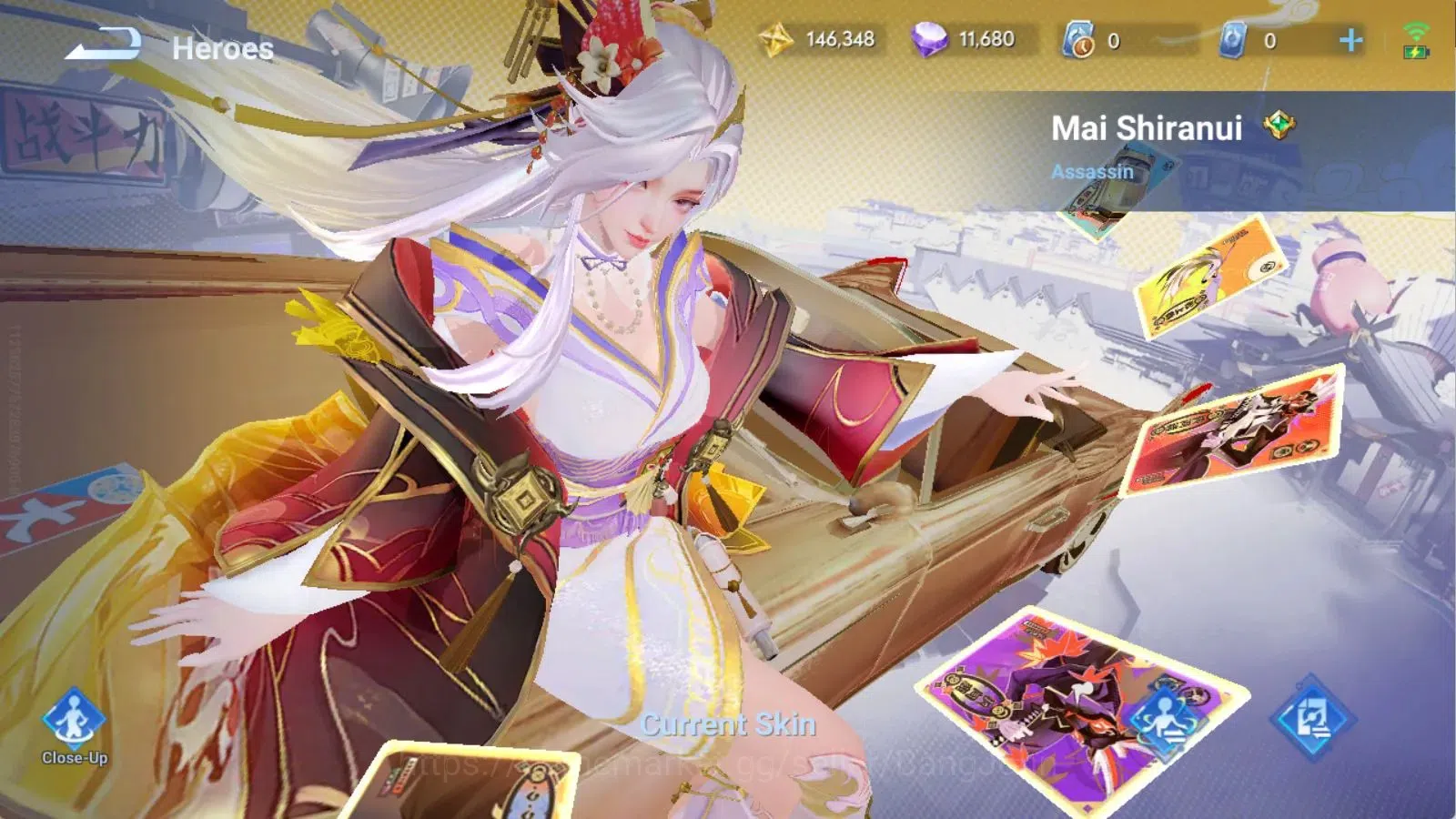 Honor of Kings Accounts Global | 112H 291S | MYTHIC Diaochan, MYTHIC Mulan image 16