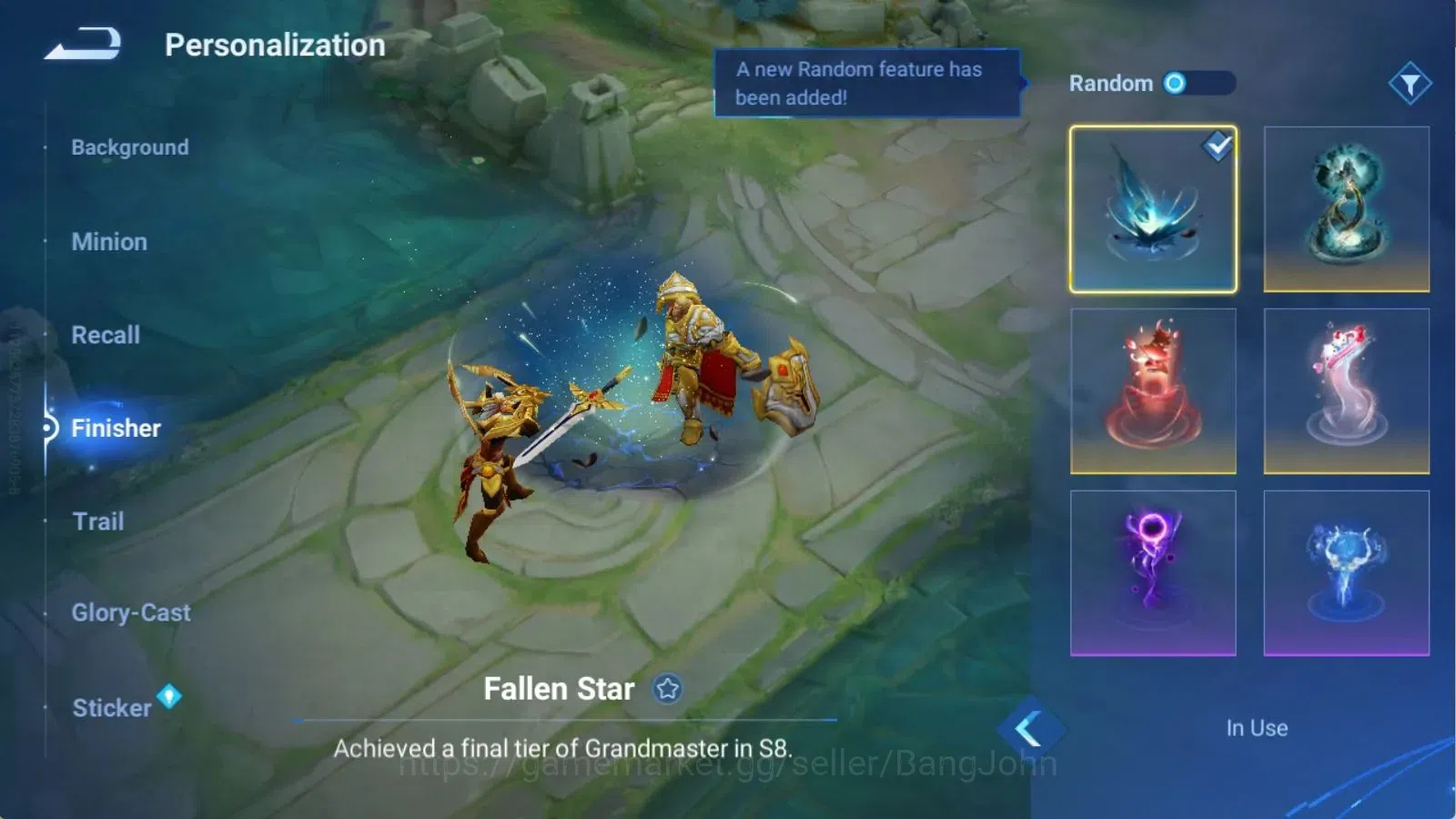 Honor of Kings Accounts Global | 112H 291S | MYTHIC Diaochan, MYTHIC Mulan image 9