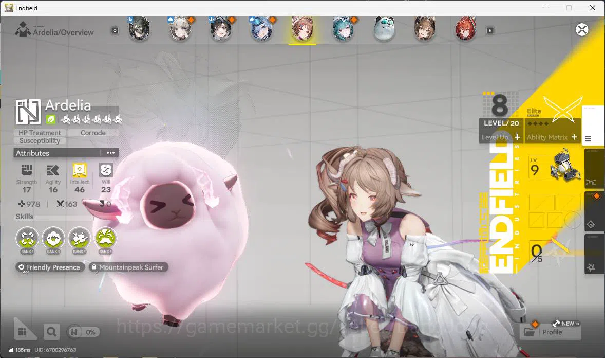 Arknights: Endfield Accounts NA | starter LVL 17 Ardelia, Gilberta, Ember, Pogr image 3