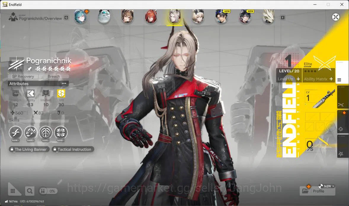 Arknights: Endfield Accounts NA | starter LVL 17 Ardelia, Gilberta, Ember, Pogr image 6