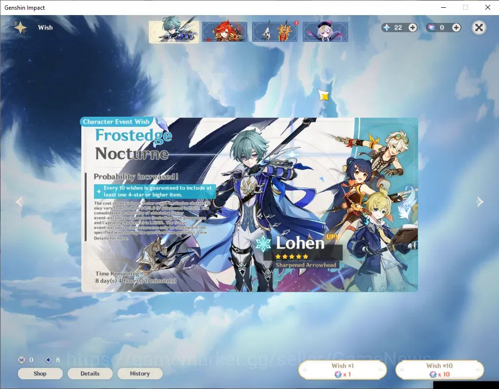 Genshin Impact Accounts ASIA|AR 56|2 PremTeam [Mavuika+Arlecchino]|11 Limi image 12