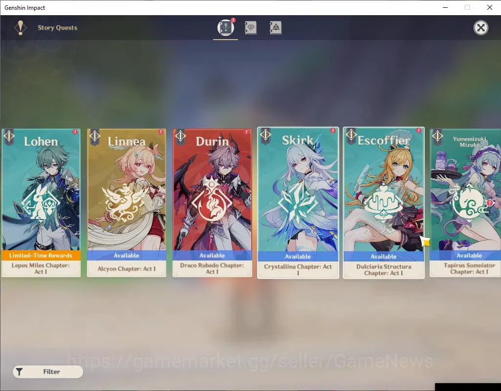 Genshin Impact Accounts ASIA|AR 56|2 PremTeam [Mavuika+Arlecchino]|11 Limi image 18